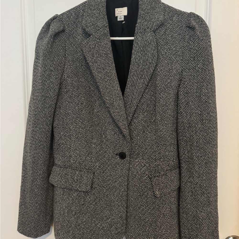a new day Black and White Women's Blazer